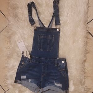 Forever 21 Blue Denim Women Jeans Overalls